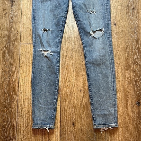 AGOLDE Sophie Distressed Skinny Jeans Size 28 - Picture 6 of 12